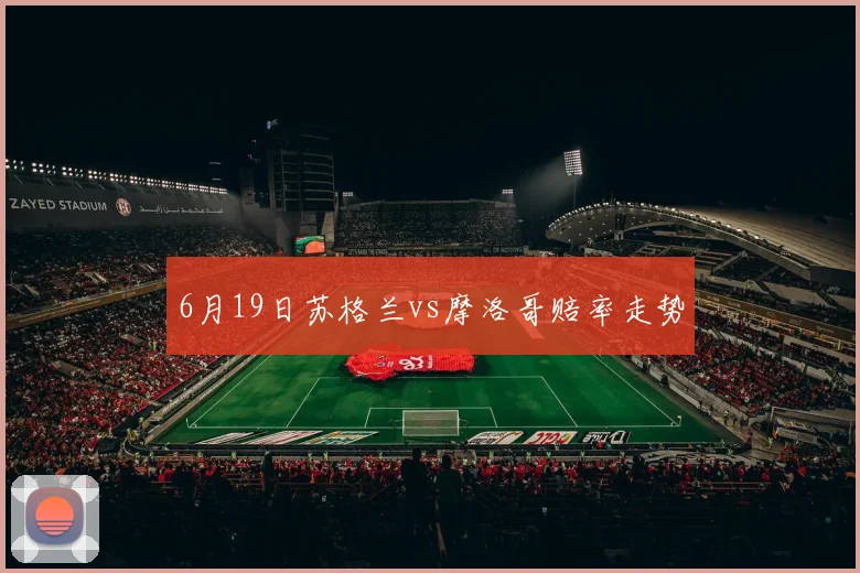 6月19日苏格兰vs摩洛哥赔率走势